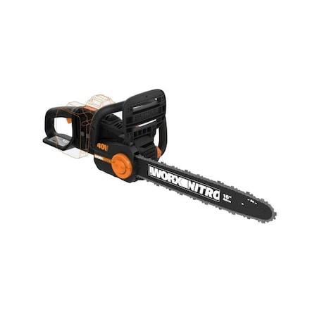 Worx Nitro 40V Power Share 16 in. Cordless Chainsaw with Brushless Motor, Tool Only WG385.9
